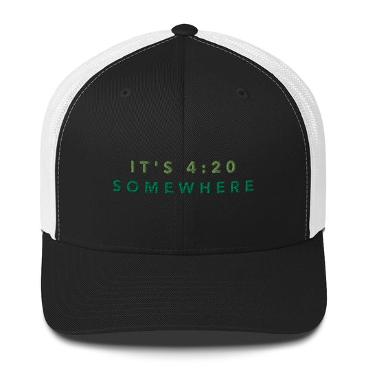 "420 Somewhere" Trucker Cap