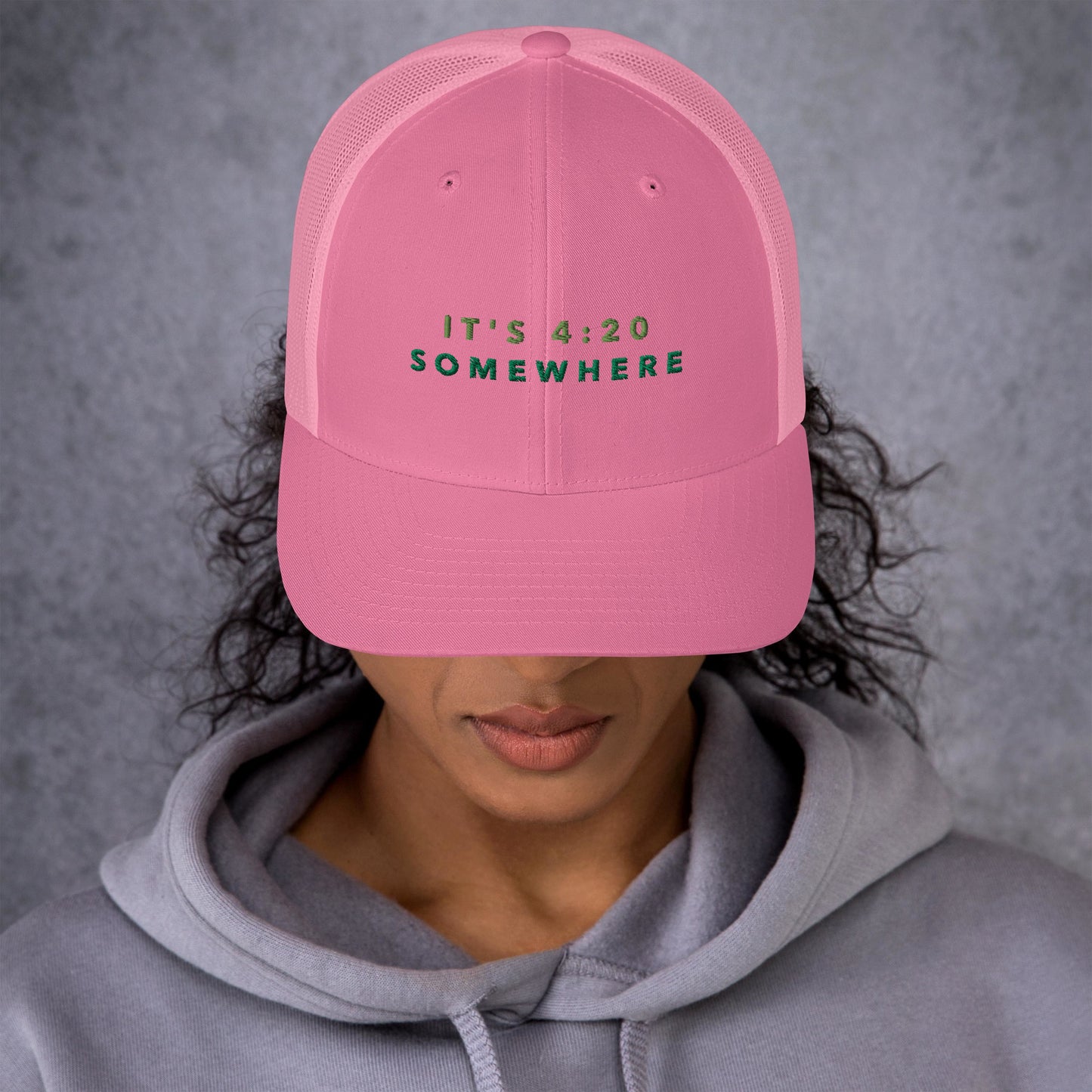 "420 Somewhere" Trucker Cap